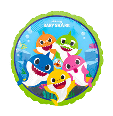 Baby Shark Foil Balloon Auckland